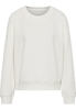 Gebreide pullover in off-white vlakte