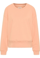 Gebreide pullover in perzik vlakte