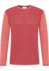 Gebreide pullover in rood gestructureerd