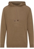Gebreide pullover in walnoot vlakte