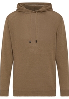 Gebreide pullover in walnoot vlakte