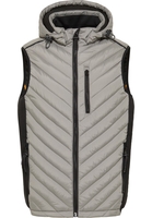 Gewatteerd vest in grijs vlakte