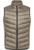 Gewatteerd vest in grijs vlakte