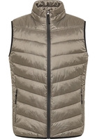 Gewatteerd vest in grijs vlakte