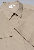 KORTE MOUW BLOUSE 1863 BY ETERNA - PREMIUM STRETCH BEIGE UNI