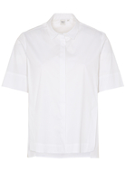 KORTE MOUW BLOUSE 1863 BY ETERNA - PREMIUM STRETCH WIT UNI