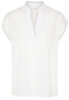 KORTE MOUW BLOUSE 1863 BY ETERNA - PREMIUM WIT UNI