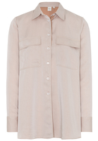 LANGE MOUW BLOUSE 1863 BY ETERNA - PREMIUM BRUIN UNI