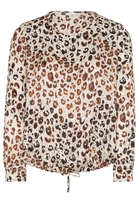 LANGE MOUW BLOUSE 1863 BY ETERNA - PREMIUM BRUIN/BEIGE PRINT