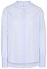 LANGE MOUW BLOUSE 1863 BY ETERNA - PREMIUM CHAMBRAY LICHTBLAUW UNI