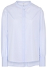 LANGE MOUW BLOUSE 1863 BY ETERNA - PREMIUM CHAMBRAY LICHTBLAUW UNI