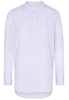 LANGE MOUW BLOUSE 1863 BY ETERNA - PREMIUM CHAMBRAY LICHTBLAUW UNI