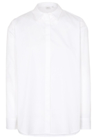 LANGE MOUW BLOUSE 1863 BY ETERNA - PREMIUM CHAMBRAY WIT UNI