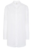 LANGE MOUW BLOUSE 1863 BY ETERNA - PREMIUM CHAMBRAY WIT UNI