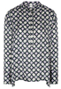 LANGE MOUW BLOUSE 1863 BY ETERNA - PREMIUM GRIJS PRINT