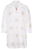 LANGE MOUW BLOUSE 1863 BY ETERNA - PREMIUM JAQUARD BEIGE PRINT