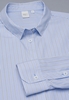LANGE MOUW BLOUSE 1863 BY ETERNA - PREMIUM POPELINE LICHTBLAUW