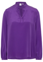 LANGE MOUW BLOUSE 1863 BY ETERNA - PREMIUM PURPER UNI