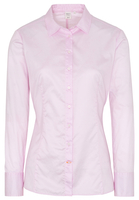 LANGE MOUW BLOUSE 1863 BY ETERNA - PREMIUM SLIM FIT TWILL ROSÉ UNI