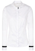 LANGE MOUW BLOUSE 1863 BY ETERNA - PREMIUM SLIM FIT WIT / GOUD UNI