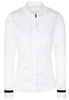 LANGE MOUW BLOUSE 1863 BY ETERNA - PREMIUM SLIM FIT WIT / GOUD UNI