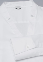 LANGE MOUW BLOUSE 1863 BY ETERNA - PREMIUM STRETCH WIT UNI