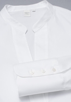 LANGE MOUW BLOUSE 1863 BY ETERNA - PREMIUM STRETCH WIT UNI