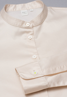 LANGE MOUW BLOUSE 1863 BY ETERNA - PREMIUM TWILL BEIGE UNI