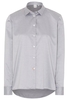 LANGE MOUW BLOUSE 1863 BY ETERNA - PREMIUM TWILL GRIJS UNI