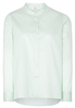 LANGE MOUW BLOUSE 1863 BY ETERNA - PREMIUM TWILL MUNTGROEN UNI