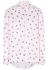 LANGE MOUW BLOUSE 1863 BY ETERNA - PREMIUM TWILL ROZE / GRIJS PRINT