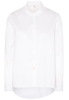 LANGE MOUW BLOUSE 1863 BY ETERNA - PREMIUM TWILL WIT UNI