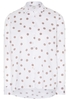 LANGE MOUW BLOUSE 1863 BY ETERNA - PREMIUM TWILL WIT/GRIJS PRINT