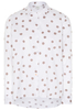 LANGE MOUW BLOUSE 1863 BY ETERNA - PREMIUM TWILL WIT/GRIJS PRINT