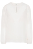 LANGE MOUW BLOUSE 1863 BY ETERNA - PREMIUM WIT UNI