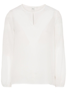 LANGE MOUW BLOUSE 1863 BY ETERNA - PREMIUM WIT UNI