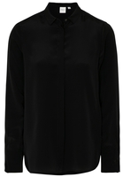 LANGE MOUW BLOUSE 1863 BY ETERNA - PREMIUM ZWART UNI
