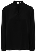 LANGE MOUW BLOUSE 1863 BY ETERNA - PREMIUM ZWART UNI