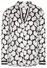 LANGE MOUW BLOUSE 1863 BY ETERNA - PREMIUM ZWART/WIT PRINT