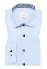 MODERN FIT Cover Shirt in lyseblå vlakte