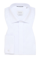 MODERN FIT Cover Shirt in wit vlakte