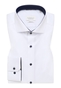 MODERN FIT Cover Shirt in wit vlakte