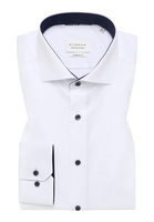MODERN FIT Cover Shirt in wit vlakte