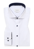 MODERN FIT Cover Shirt in wit vlakte