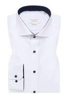MODERN FIT Cover Shirt in wit vlakte