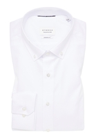 MODERN FIT Cover Shirt in wit vlakte
