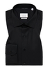 MODERN FIT Cover Shirt in zwart vlakte
