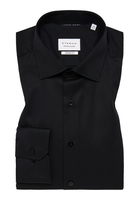 MODERN FIT Cover Shirt in zwart vlakte