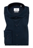 MODERN FIT Jersey Shirt in donkerblauw vlakte