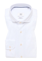 MODERN FIT Jersey Shirt in wit vlakte